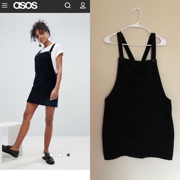 black jumper dress new look